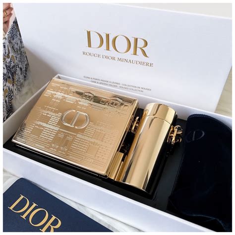 dior minaudière|dior lipstick set with clutch.